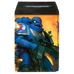Warhammer 40k Space Marines Alcove Flip Deck Box for Trading Cards